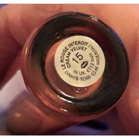GIVENCHY - NWOT LeRouge Interdit Cream Velvet Lipstick/N15 (Nude Ambre') No Box. - Picture 4 of 16